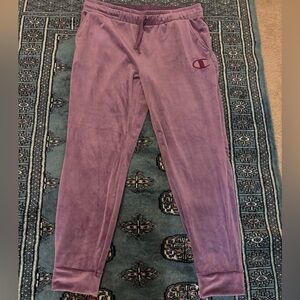 Champion Women’s Purple Velour Sweatpants